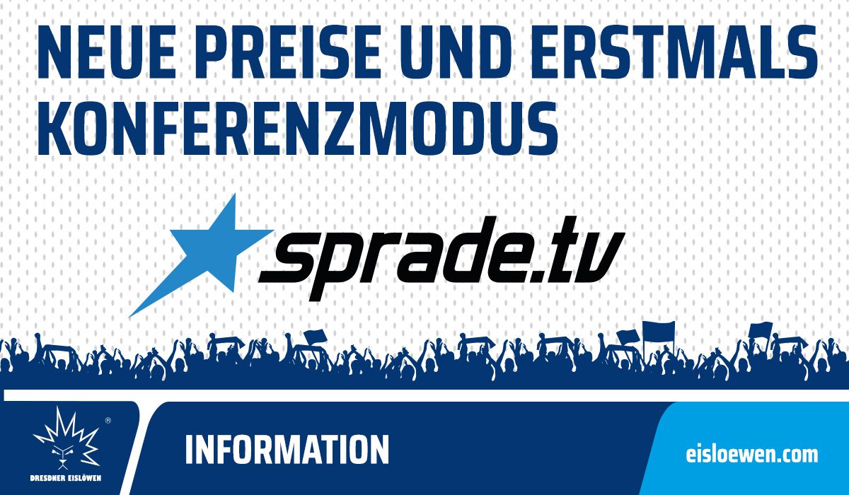 Neue Preise für SpradeTV Dresdner Eislöwen